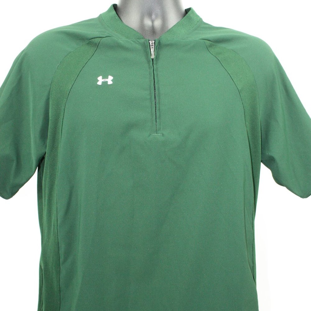 Under Armour All Season Size Medium Green 1/4 Zip